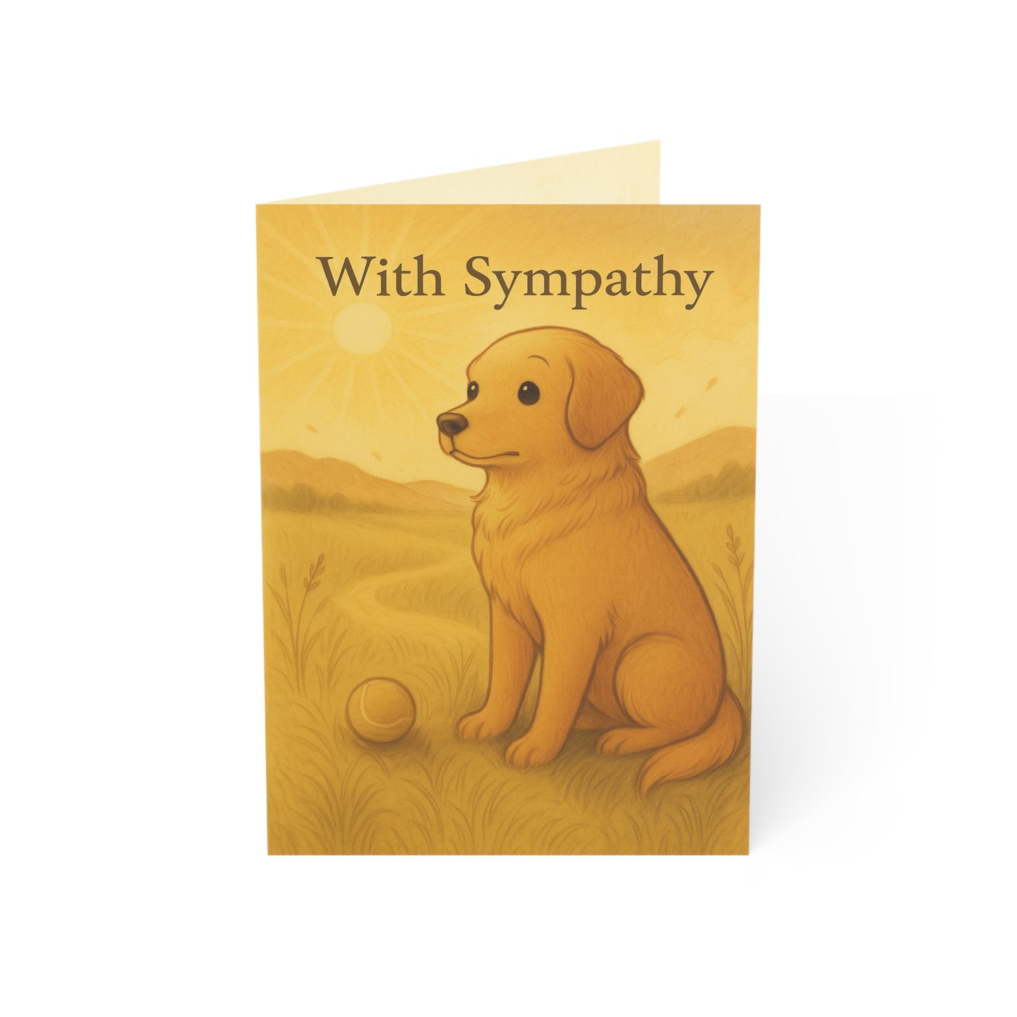 With Sympathy - Loss of Pet Dog Card