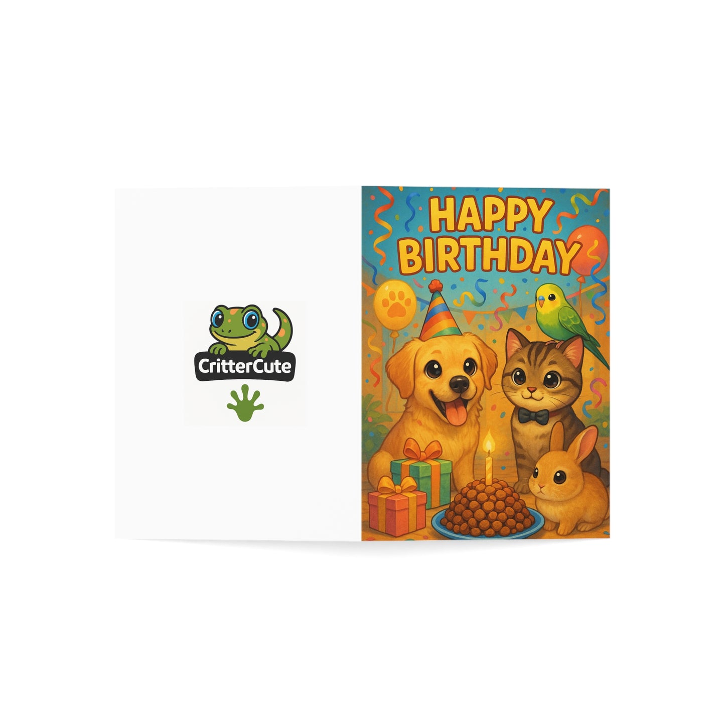 Happy Birthday from the Pets / FIDS Card