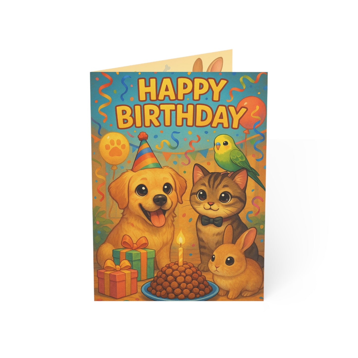 Happy Birthday from the Pets / FIDS Card