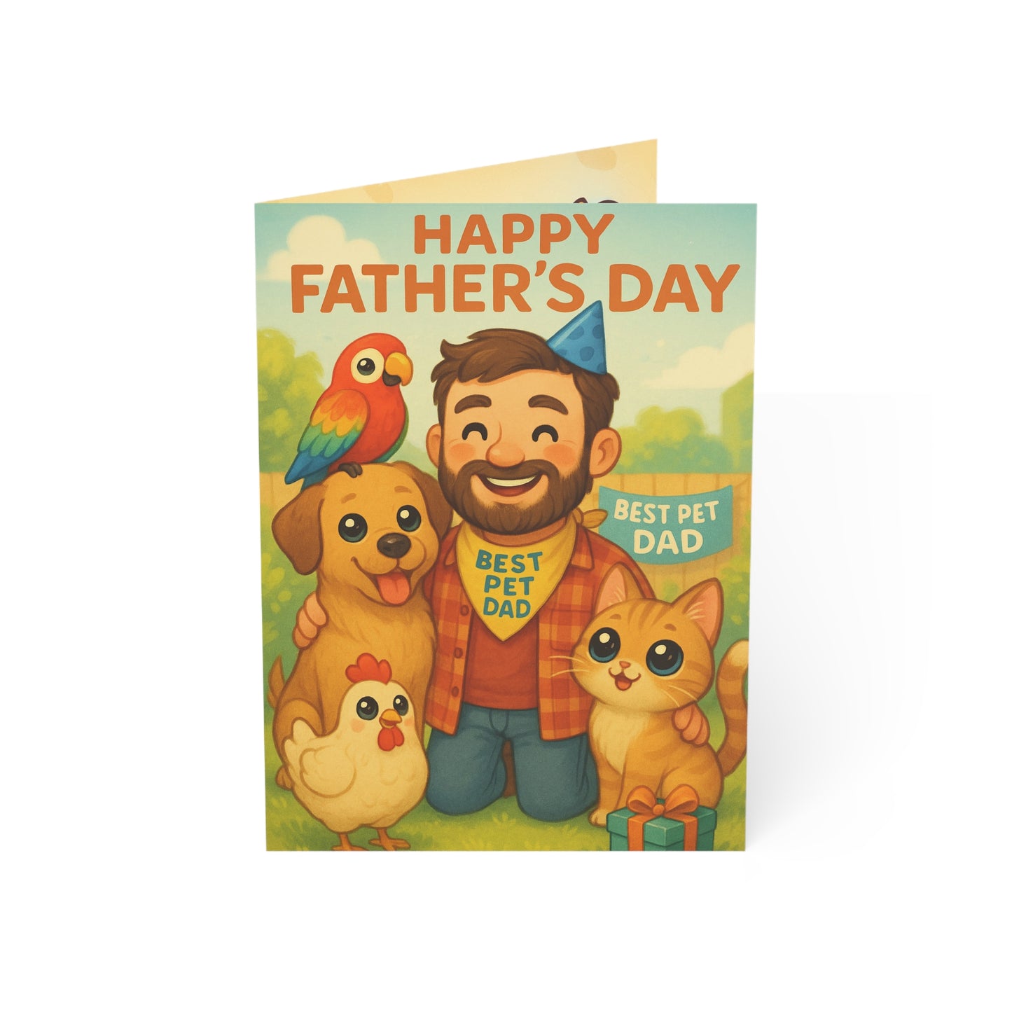 Happy Father's Day from the Pets / FIDS Card