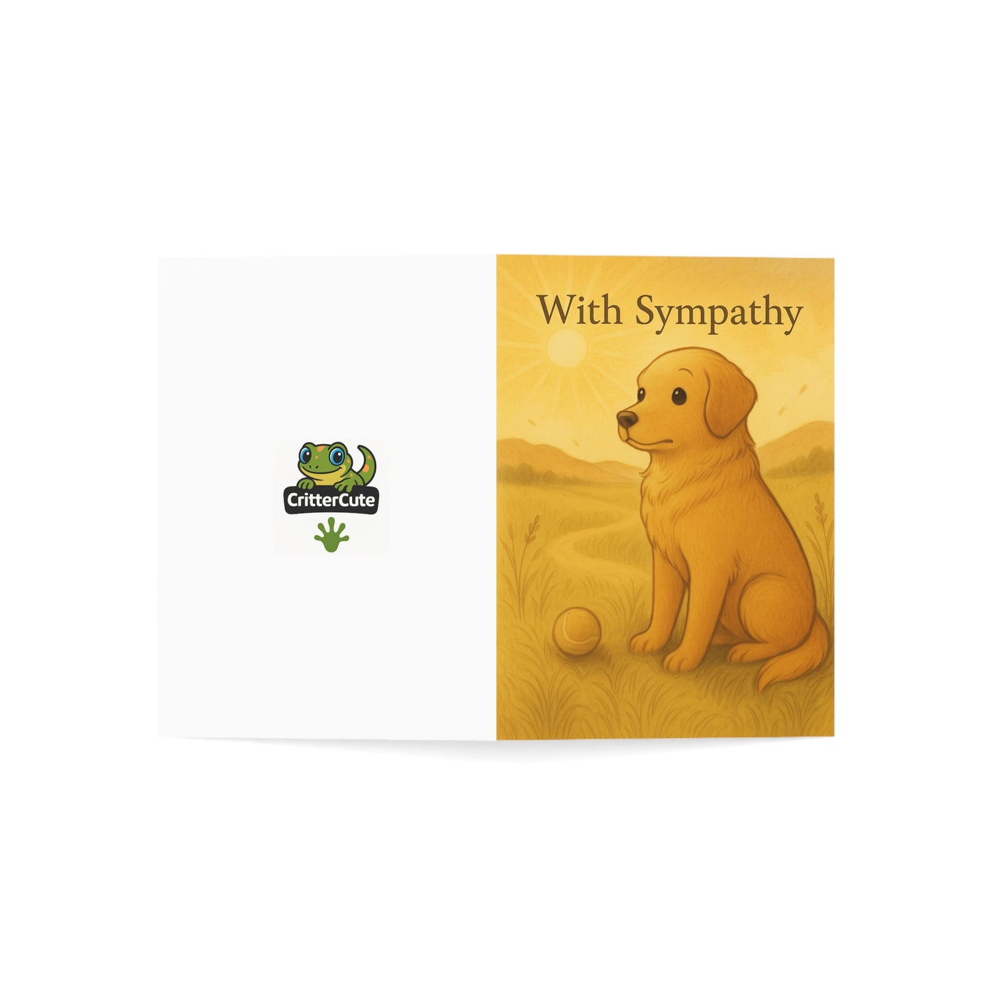With Sympathy - Loss of Pet Dog Card